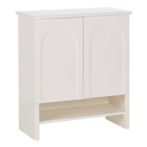 Armario Blanco para Dormitorio 95 cm - Diseño Compacto y Funcional con 2 Lejas Interiores, Ideal para Espacios Pequeños