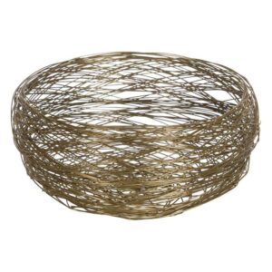 Bowl Dorado de Acero Inoxidable de 16 cm - Elegante y Resistente para Decoración y Uso Diario