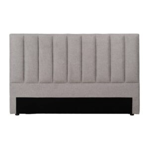 Cabecero Gris Decorativo de 100 cm para Dormitorio - Diseño Moderno y Acolchado Vertical en Tejido de Alta Calidad