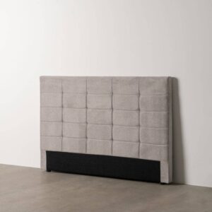 Cabecero Gris en Tejido de 100 cm para Dormitorio - Elegante y Moderno con Relleno de Foam y Estructura de Madera Contrachapada
