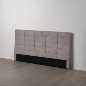 Cabecero Grande Gris de Tejido Moderno para Dormitorio - 190 cm x 100 cm, Acolchado y Elegante, Ideal para Cama Estándar
