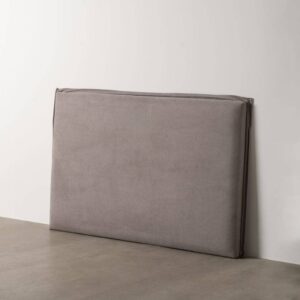 Cabecero Taupe Desenfundable de Tejido Elegante 100 cm - Diseño Moderno para Dormitorio, Estructura Robusta y Confortable