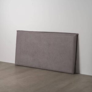 Cabecero Taupe Grande de Tejido 100% Poliester para Dormitorio - 190 cm x 100 cm, Desenfundable y Confortable