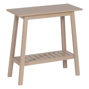 Consola Compacta de Madera Crema 71 cm - Diseño Moderno y Funcional para Espacios Pequeños