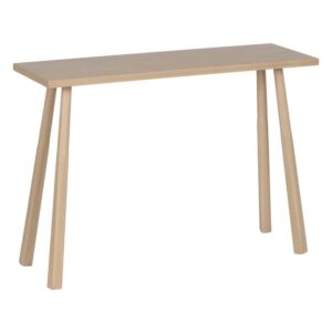 Consola de Madera Natural de Pino con Diseño Sencillo - 106 cm, Ideal para Salones y Entradas