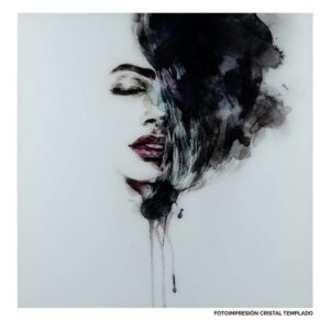 Cuadro Impresión Mujer en Cristal Templado 120 cm - Elegancia y Sofisticación para tu Hogar