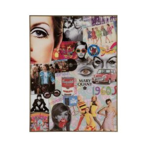 Cuadro de Cristal Templado Pop Art 80 cm - Decoración Moderna y Vibrante para Salas y Oficinas