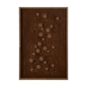 Cuadro Pintura Relieve en Lienzo con Marco de Madera 120 cm - Decoración Elegante y Sofisticada para Salón y Habitaciones