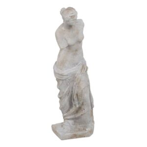 Escultura de Cemento Gris de 47 cm - Decoración Moderna y Elegante para el Hogar