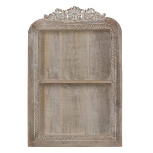 Estantería de Pared de Madera de Mango 61 cm - Diseño Moderno y Funcional para Decorar tu Hogar