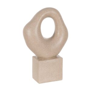 Figura Abstracta en Poliresina para Decoración - 44 cm, Ideal para Estilo Moderno y Elegante