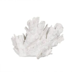 Figura de Coral Blanca de Resina 21 cm - Decoración Elegante para el Hogar