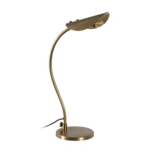 Lámpara de Mesa Dorada de Metal de 65 cm con Casquillo E14 - Iluminación Elegante para Decoración Moderna
