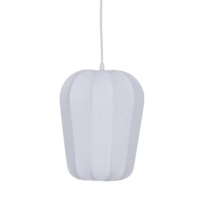 Lámpara de Techo Blanca de Tejido 36 cm - Estilo Moderno, Casquillo E27, Ideal para Iluminar tu Hogar