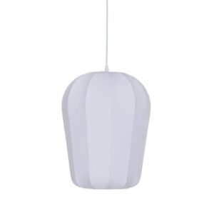 Lámpara de Techo Blanca de Tejido 47 cm - Estilo Moderno, E27, 220-240V, Ideal para Salones y Comedores
