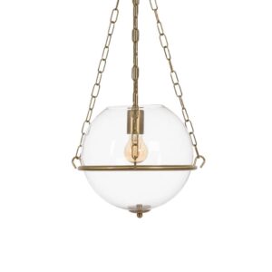 Lámpara de Techo de Oro y Cristal de 53 cm - Elegante Iluminación de Hierro y Cristal para Decoración Moderna