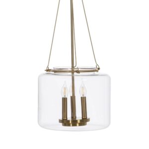 Lámpara de Techo de Oro y Cristal de 72 cm - Elegante Iluminación de Hierro y Cristal para Decoración Moderna