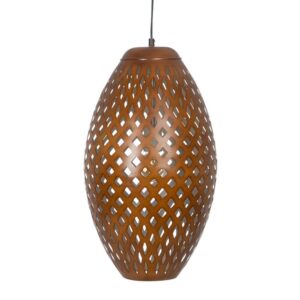 Lámpara de Techo de Metal Oro 30 cm con Detalles Elegantes - Casquillo E27, Voltaje 220-240V, Ideal para Decoración Moderna