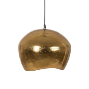 Lámpara de Techo Pequeña de Metal Oro 26 cm - Diseño Elegante, Voltaje 220-240V, Bombilla E27 (No Incluida)