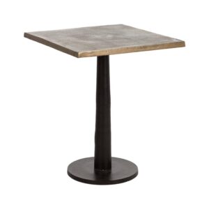 Mesa Auxiliar de Aluminio Moderna 73 cm - Diseño Minimalista y Elegante para Salones y Oficinas