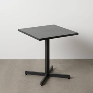 Mesa Auxiliar Plegable Antracita 74 cm - Mesa de Acero Moderna para Interiores y Exteriores, Ideal para Terraza y Salón