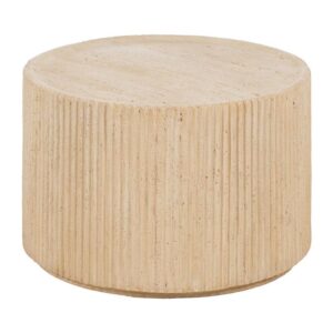 Mesa de Centro Beige de Magnesio 46 cm - Diseño Moderno y Elegante para Salones Contemporáneos, Sin Montaje, Ideal para Decoración Minimalista