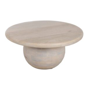 Mesa de Centro Blanco de Madera MDF 75x35 cm - Diseño Moderno y Elegante para Salones