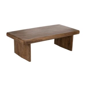 Mesa de Centro de Madera de Mango - Elegante y Funcional, 140x70 cm, Diseño Atemporal para Salones Modernos y Rústicos