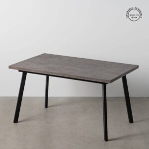 Mesa Extensible Gris Metal-Madera 76 cm - Diseño Moderno y Funcionalidad para Espacios Contemporáneos