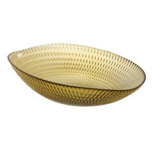 Pack de 2 Centros de Mesa Amarillos de Cristal - Decoración Elegante de 6,5 cm para Hogar y Eventos