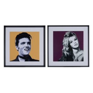 Pack de 2 Cuadros Pop Art 73 x 73 cm - Arte Moderno y Colorido para Decorar tu Hogar