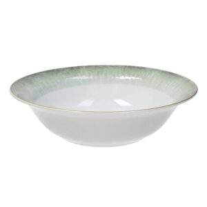 Pack de 2 Ensaladeras Verdes de Porcelana de 25 cm - Elegancia y Funcionalidad para tus Comidas