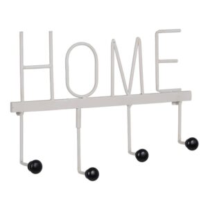 Pack de 2 Perchas de Metal Blancas Home de 40 cm - Elegantes y Resistentes para tu Armario