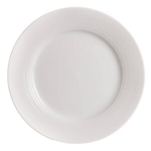 Pack de 6 Platos Llanos de Porcelana Blanca - Elegancia y Versatilidad para tu Mesa, Apto para Microondas y Lavavajillas