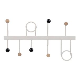 Percha Blanca de Metal de 50 cm - Elegante y Resistente para Organizar tu Ropa