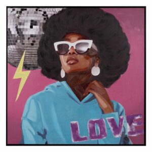 Pintura Decorativa de Mujer en Lienzo 100 cm - Arte Contemporáneo para Salones y Dormitorios