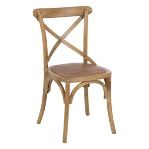 Silla de Madera de Olmo Decorativa Ivy 87 cm - Estilo Rústico y Comodidad para Salones y Comedores