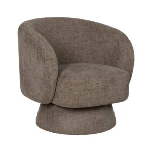 Sillón Beige Compacto Moderno para Salón - Diseño Minimalista y Confortable 77 cm, Tapizado Resistente y Estructura Duradera