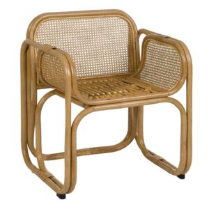 Sillón Natural de Ratán 76,5 cm - Elegancia y Comodidad para tu Hogar con Cojín Desenfundable