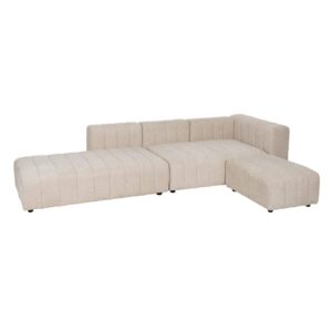 Sofá Desestructurado Beige de 150 cm para Salón Moderno - Diseño Contemporáneo y Confort Inigualable