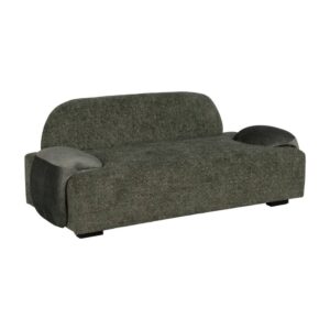 Sofá Verde Tejido Compacto de 180x92x70 cm para Salón - Estilo Moderno y Confort Ergonomico