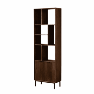 Mueble Auxiliar de Mango para Salón 190 cm - Elegante y Funcional con Estantes Abiertos y Armario Inferior