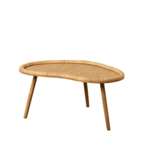 Mesa de Centro Natural de Ratán de 41 cm - Diseño Elegante y Sostenible para tu Hogar