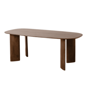 Mesa de Comedor Marrón de Madera de Mango 76 cm - Estilo Elegante y Duradero para tu Hogar