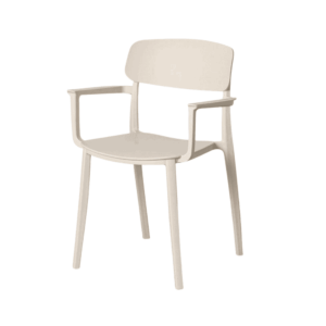 Silla Contract Milos | PP Color Crema - Especial Hostelería