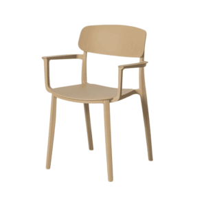 Silla Contract Milos | PP Color Caqui - Especial Hostelería