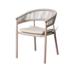 Silla de Terraza Reforzada | Acero y Ratán Sintético PE