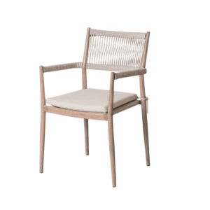 Silla de Comedor Exterior | Acero y Ratán Sintético Clásica