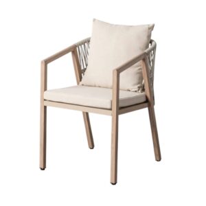 Silla de Terraza Confort | Acero y Ratán PE Resistente